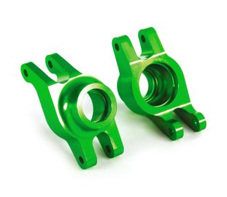 Green Aluminum Stub Axle Carriers (L&R)