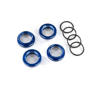 Blue Aluminum GT-Maxx Spring Retainers (4)