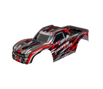 Stampede 4X4 VXL Red Clipless Body