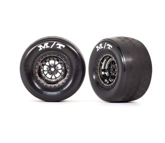Weld Black Chrome Rear Wheels & MT Tires (2)