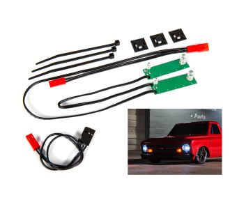 Drag Slash White LED Headlight Set