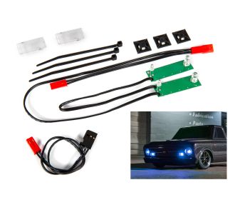 Drag Slash Blue LED Headlight Set