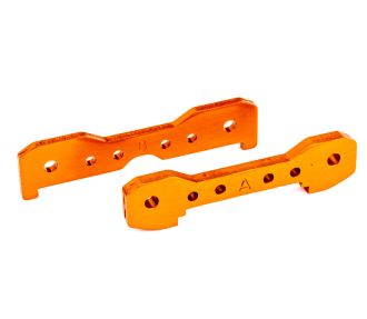 Orange 6061-T6 Aluminum Front Tie Bars (2)
