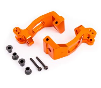 Orange 6061-T6 Aluminum Caster Blocks