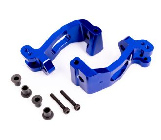 Blue 6061-T6 Aluminum Caster Blocks
