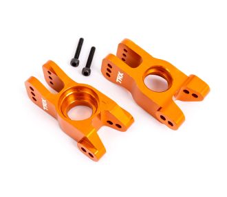 Orange Aluminum Stub Axle Carriers (L&R)
