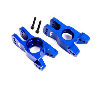 Blue Aluminum Stub Axle Carriers (L&R)
