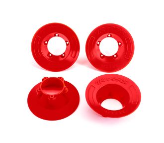 Red Chrome Wheel Covers (4)