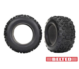 3.8" Belted Sledgehammer Tires w/ Inserts (2)