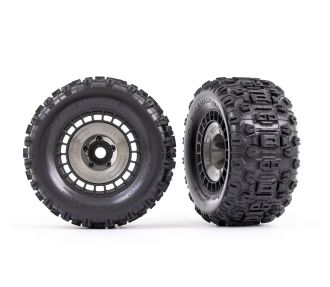 3.8" Modular Wheels & Sledgehammer Tires (2)