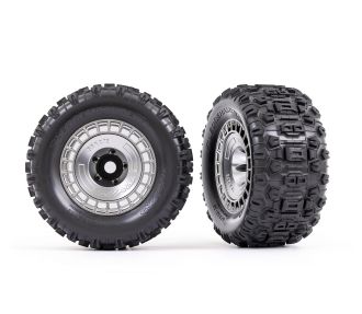 3.8" Modular Wheels & Sledgehammer Tires (2)