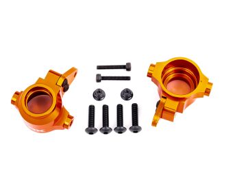 Orange Aluminum Steering Blocks (L&R)