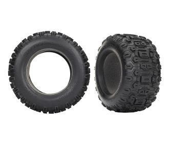 3.8" Sledgehammer Tires with Foam Inserts (2)
