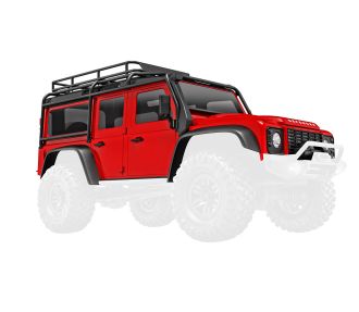 TRX-4M Land Rover Defender Assembled Red Body