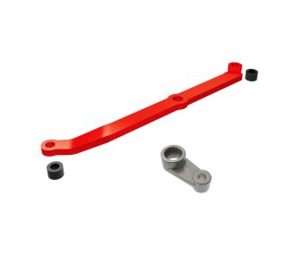 Red Aluminum Steering Link & Metal Servo Horn
