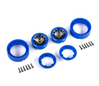 Satin Black Chrome 1.0" Method Beadlock Wheels (2)