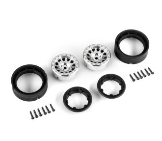 Satin Chrome 1.0" Method Beadlock Wheels (2)