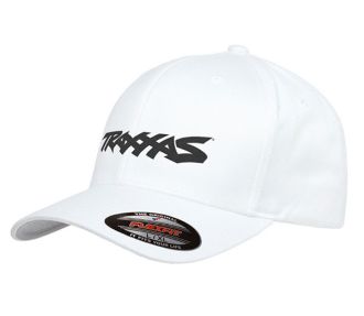 Traxxas Logo Flexfit Hat White