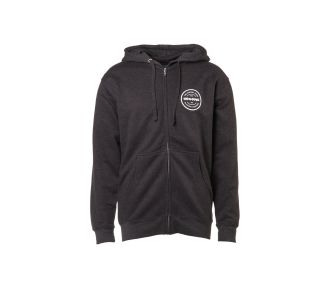 Token Zip Hoodie Charcoal