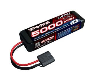 5000MAH 7.4V 2-CELL 25C LIPO BATTERY