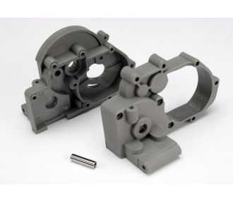 GEARBOX HALVES (L&R) (GREY) W/