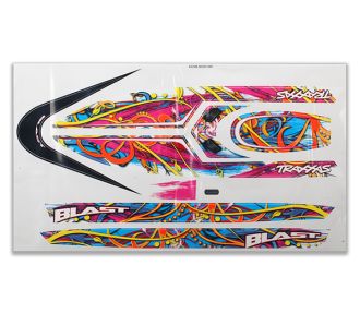 BLAST DECAL SET (SWIRL PATTERN) (WATERPROOF)