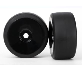 T&W REAR (BLK DISHED SLICK)