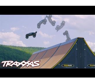 RC Backflips! | 1/16 E-Revo VXL at Camp Woodward
