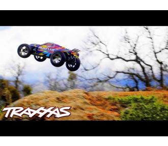 70mph RC Shreds Mountain Bike Course! | Traxxas Rustler VXL