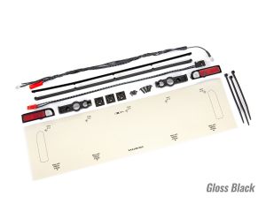 Drag Slash Red LED Tail Lights w/ Black Trim