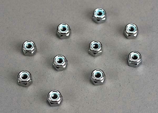 4 mm Nylon Lock Nuts (10)