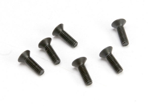Countersunk Machine Screws 2.5x8 mm (6)