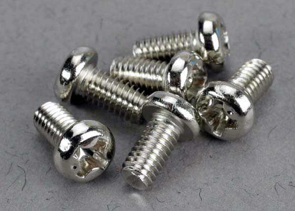 Round-Head Machine Screws 3x6 mm (6) Round-Head Machine Screws 3x6 mm (6)