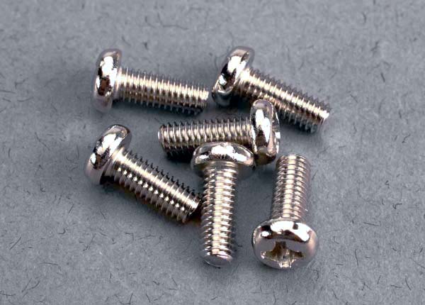 Screws Round-Head 3x8mm (6) Screws Round-Head 3x8mm (6)