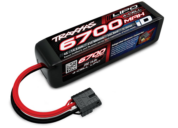 6700 mAh 14.4 Volt 4-Cell LiPo Battery