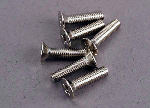 Countersunk Machine Screws 3x12 mm (6) Countersunk Machine Screws 3x12 mm (6)
