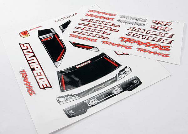 Stampede 2WD Decal Sheet
