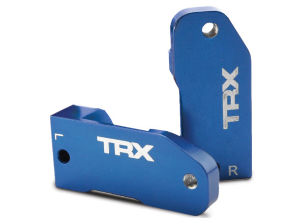 Blue Aluminum Caster Blocks (L&R)