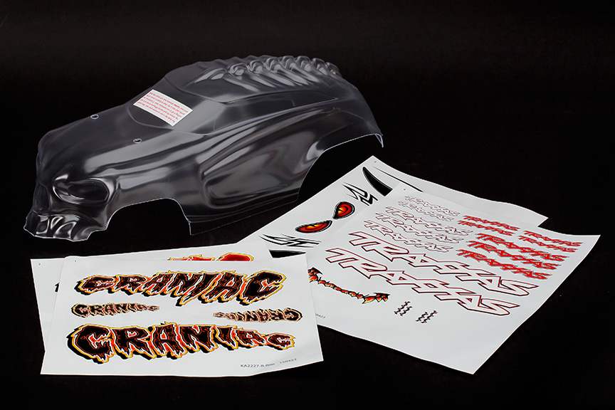 Body Craniac Clear Decal Sheet Body Craniac Clear Decal Sheet