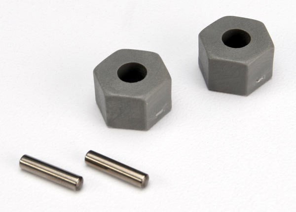 12 mm Tall-Offset Wheel Hubs with Pins (2)