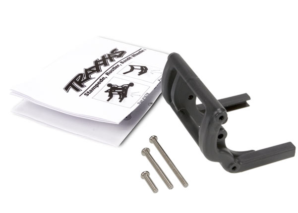 Black Wheelie Bar Mount & Screws Black Wheelie Bar Mount & Screws