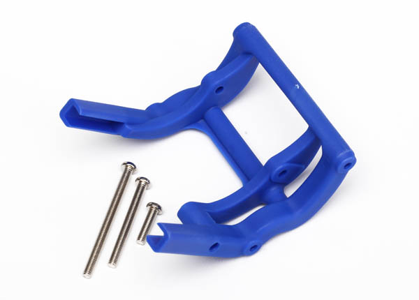 Blue Wheelie Bar Mount & Screws Blue Wheelie Bar Mount & Screws