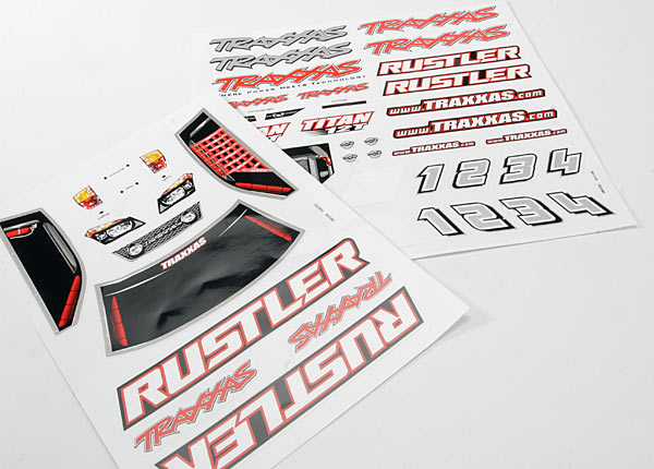Rustler Decal Sheets