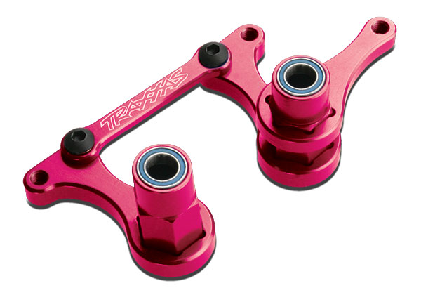 Pink Aluminum Steering Bellcranks