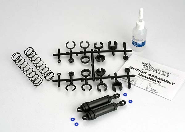 XX-Long Black Front Ultra Shocks with Springs (2) XX-Long Black Front Ultra Shocks with Springs (2)