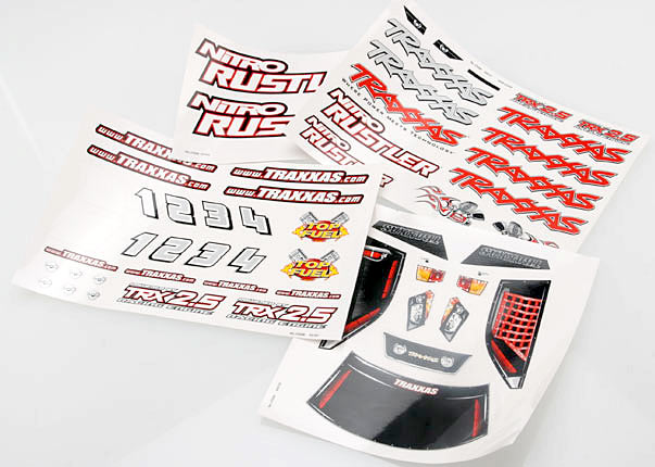 Nitro Rustler Decal Sheets