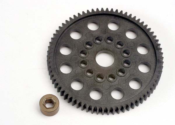 70-Tooth Spur Gear (32-Pitch) with Bushing