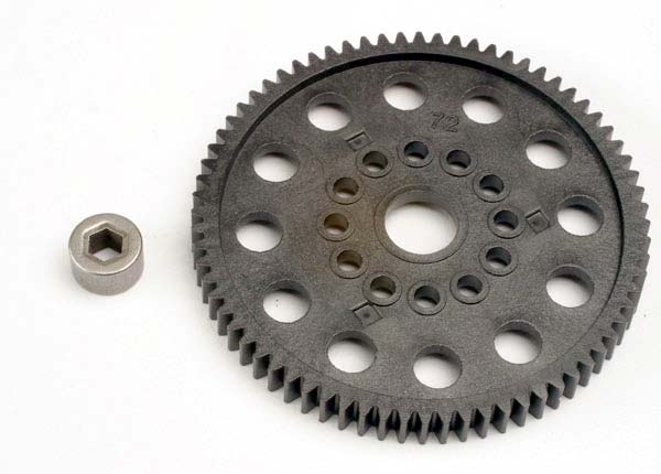 72-Tooth Spur Gear (32-Pitch) with Bushing
