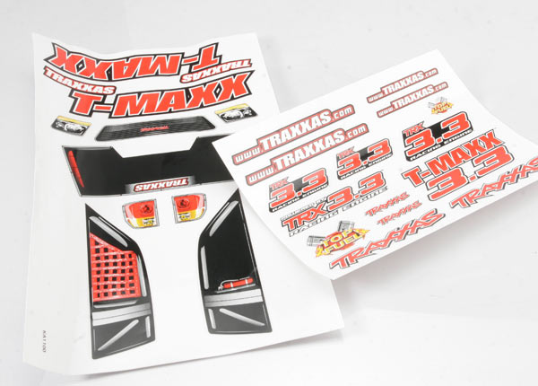 T-Maxx Decal Sheets