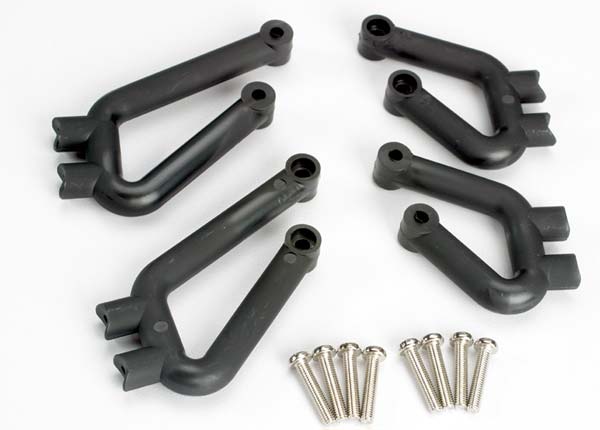 Front and Rear Bumper Mounts (L&R) with Screws